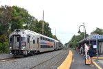 NJT Train # 4725 with a Multilevel Set arriving into Bay Head Station